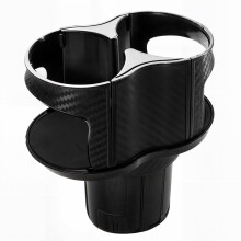 Xygobla Car Cup Holder Expander,2 In 1 Universal Double Car Cup Holder Expander Adapter with Expandable Base,Multifunctional Vehicle-Mounted Cups Mou