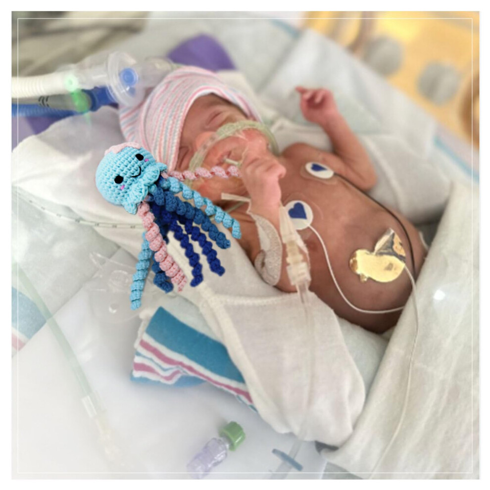Crochet Octopus For Preemies Nicu Preemie Octopus Newborn Baby Gift Welsoon