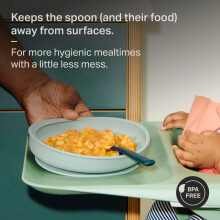 Tommee Tippee Softee Weaning Spoons 4+ Months, 5 Pack, Long Anti-Slip Handles, Super Soft Tip, BPA-Free Baby Spoons