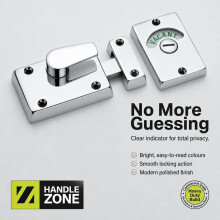 HANDLEZONE Toilet Indicator Bolts Vacant Engaged Bathroom Privacy Doo