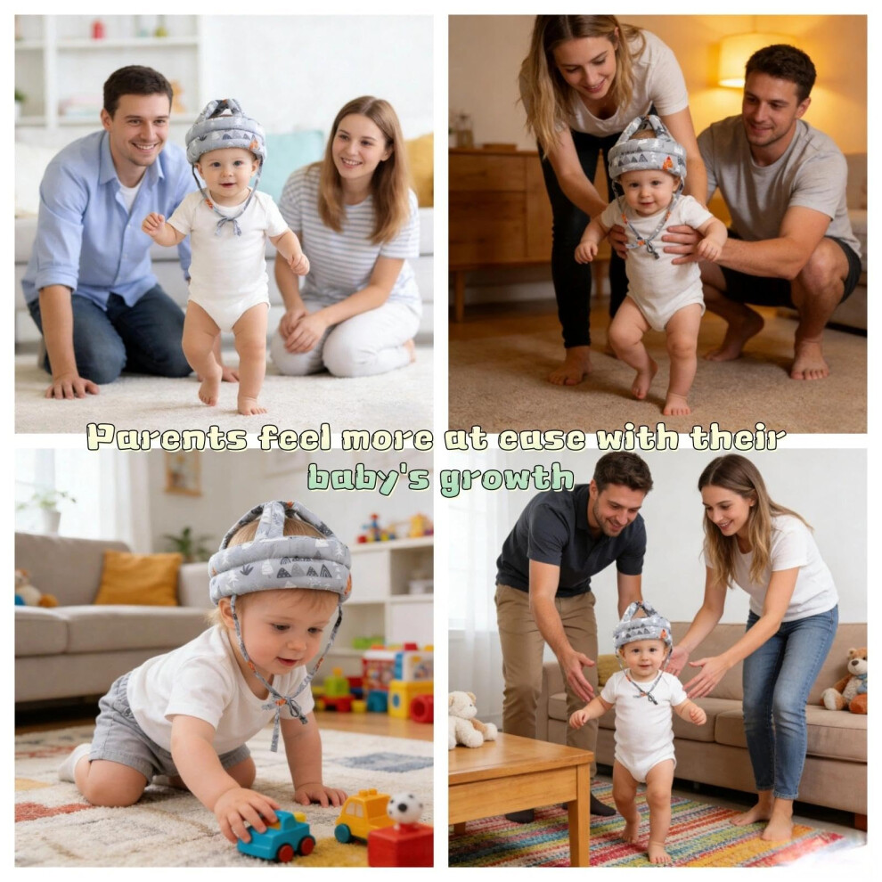 Huanyo Baby Head Protector, Anti Fall Baby Safety Helmet For Toddlers 5-36 Months, Adjustable & Breathable Infant Protective Cap For Anti-Collision, 5009408502586
