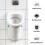 10pcs Toilet Target Aiming Stickers, Red 5