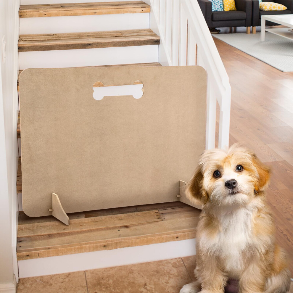 Stair Gate Dog Stopper Indoor Barrier Portable Wooden Pet Stopper Dog