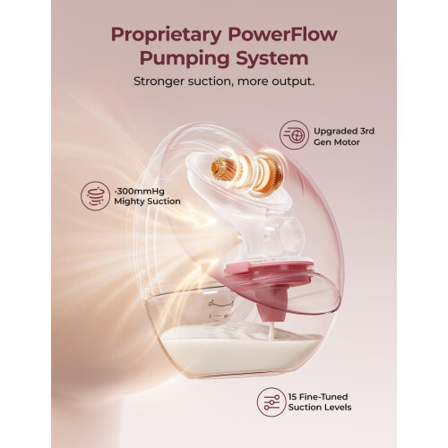 Momcozy Wearable Breast Pump, 2 Count 1