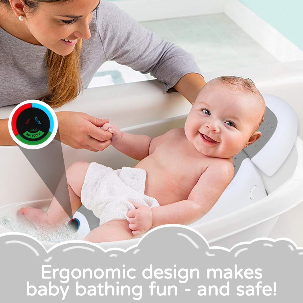 Babove Pink Baby Bath Support | Newborn Bathtub (Pink)