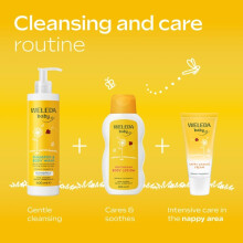 Weleda Baby Shampoo & Body Wash, Baby Bath, Kids Shampoo & Wash, Sensitive Calendula, Dermatologically Tested, Certified Natural, 96% Recycled Packag