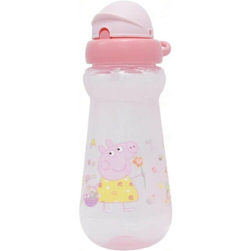 Peppa Pig Peppa Pig Water Bottle, 3 Pack Pink Blue Orange Colourway Pack 340ml 2