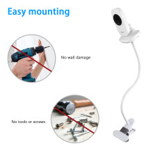TIUIHU Baby Monitor Clip Mount Stand for VTech VM3250 Video Baby Monitor,Flexible Baby Camera Mount,No Drilling Required