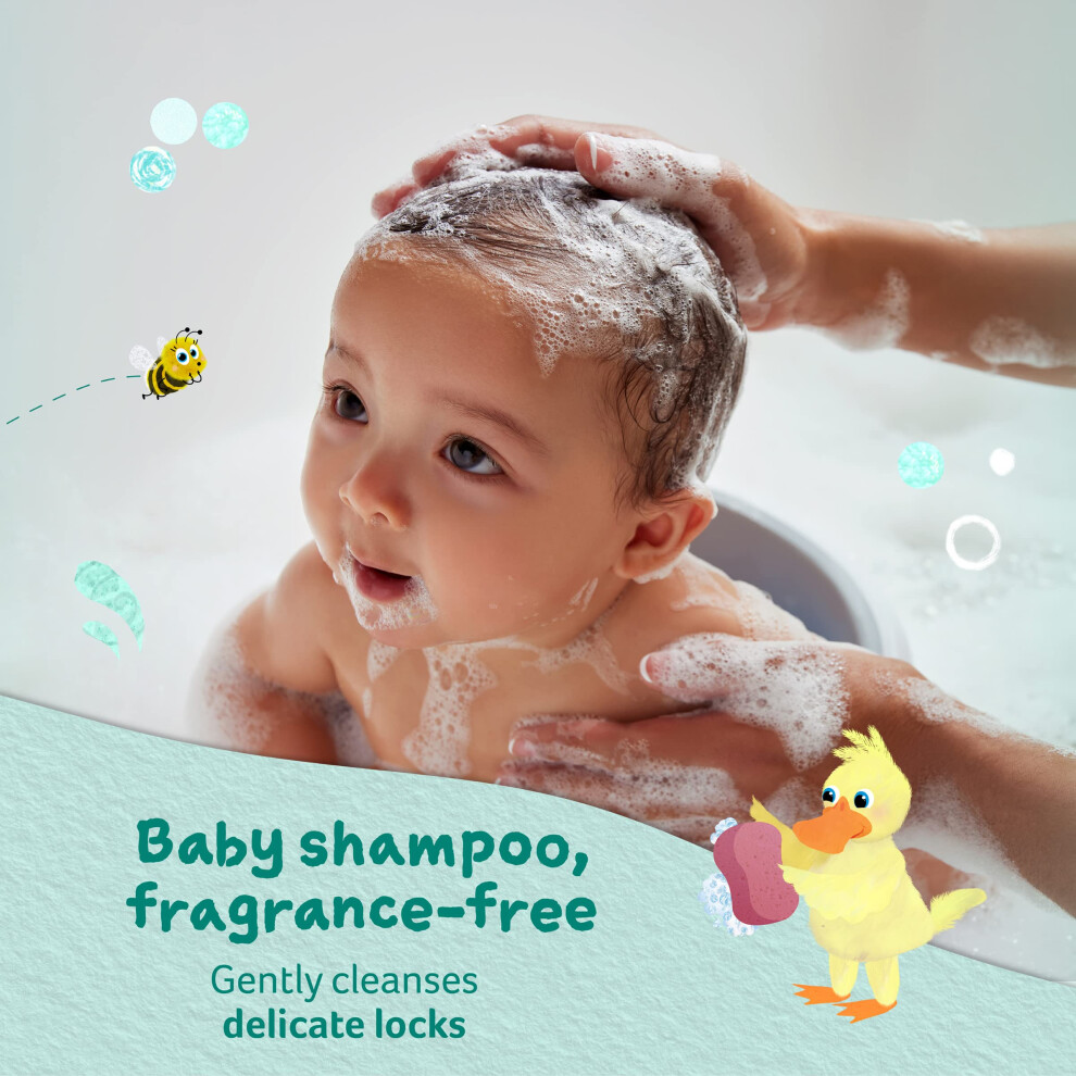 Childs Farm Baby Shampoo Unfragranced Gently Cleanses Hair And Scalp Suitable For Newborns With Dry, Sensitive And Eczema-Prone Skin And Scalp, 250 M