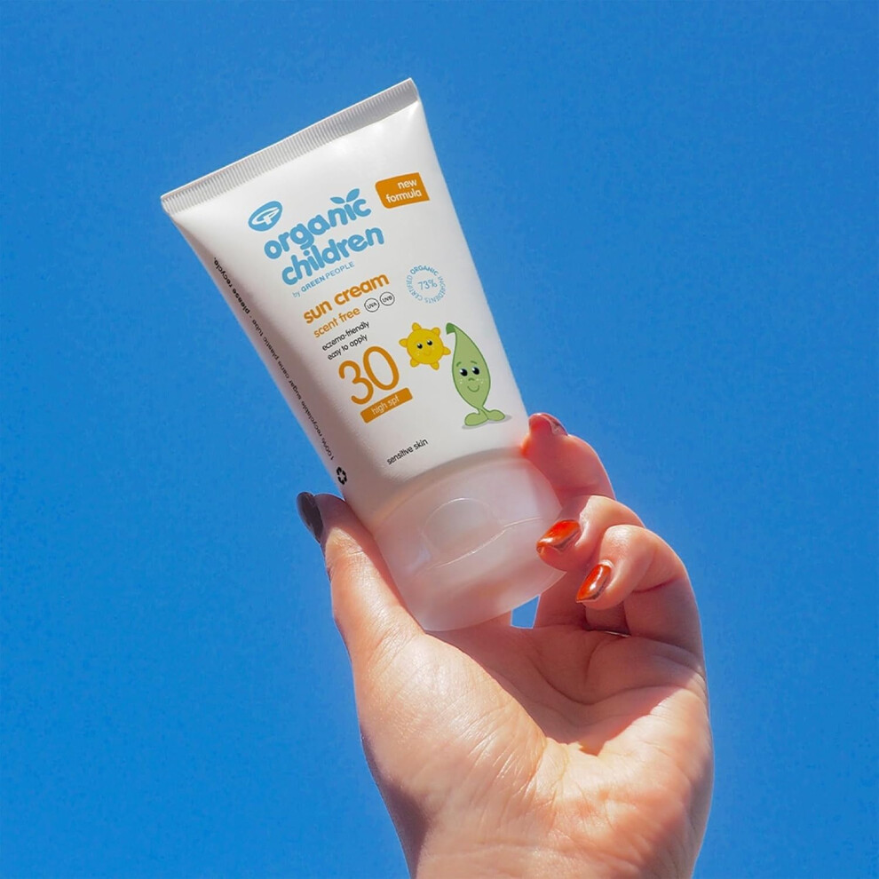 Greenpeople Green/Cream People Organic Children Sun Spf30 + After Sun - Natural, Organic Sunscreen For Kids - Easy To Apply - Vegan & Cruelty Free - 2X150ml