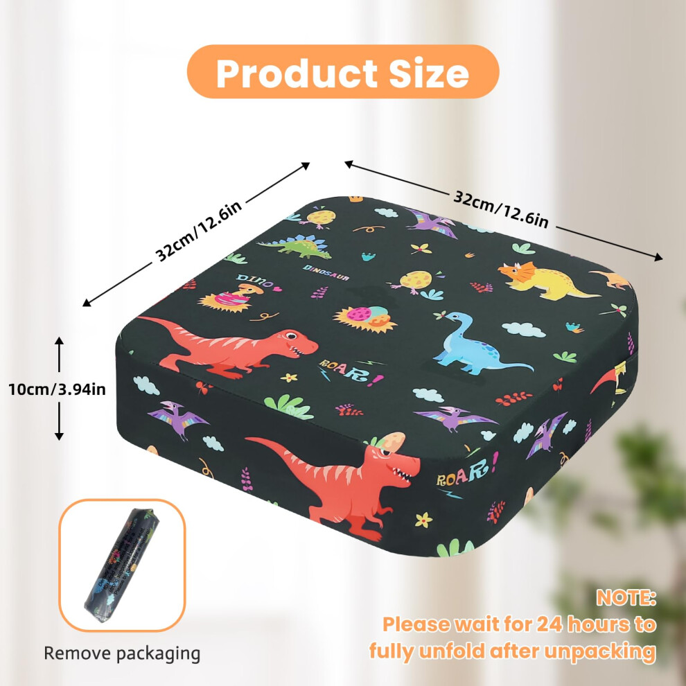 Wooshwa Toddler Booster Seat For Dining Table, Kids Booster Seat For Kitchen Chair With Non-Slip Bottom, Portable Detachable Washable Increasing Cush