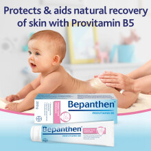 Bepanthen Cream - 200g - Nappy Rash Ointment - Gentle Barrier Care for Babies with Lanolin - Soothing Treatment for Newborn Skin
