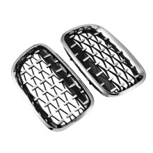 Car Silver Front Middle Grille Grill Replacement for  X5 E70 / X6 E71 2008-2013