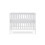 Obaby Obaby Bantam Space Saver Cot – White | Compact Baby Cot | Adjustable Base 4