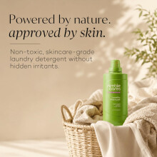 nimble cares Non Bio Laundry Detergent - Plant Based Formula for Sensitive Skin (800ML, Fragrance Free)