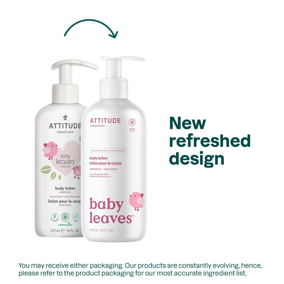 Attitude Baby Lotion Ewg Verified Moisturizer Dermatologically Tested