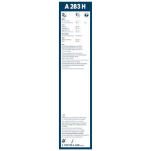 Bosch Rear Wiper A 283 H - Excellent Cleaning Performance - Replacement Blade for Back Windscreen - 1 Blade, 280mm