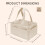 Eyoulife 2 Pack Corduroy Nappy Caddy Organiser for Changing Table  Sty 1