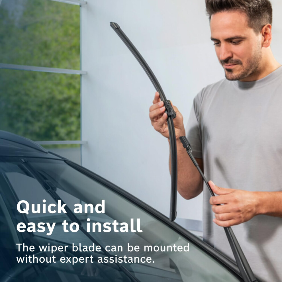 Bosch Aerotwin Ap 19 U - Front Windscreen Wiper - Replacement Blade - Comes With Modular Adapters - 1 Blade, 475Mm