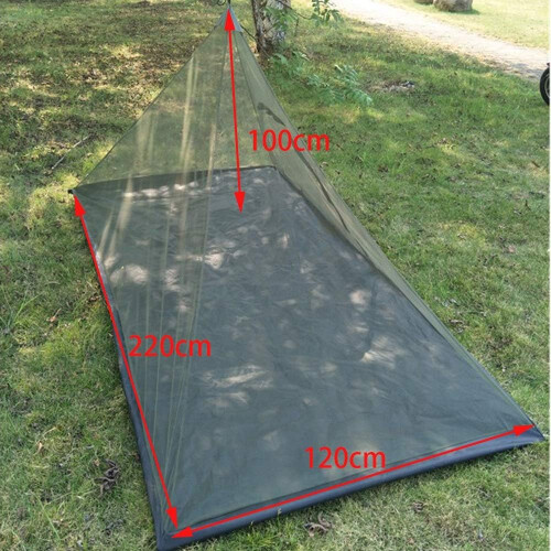 Vilemoon Mosquito Net with Bottom for Camping Bed Compact and UltraLig