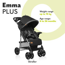 LIONELO Lightweight Robust Stroller EMMA for 636 Months toddlers Quic