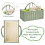 HAGOT Nappy Caddy Baby Diaper Caddy Organizer Foldable Bag Organizer w 3