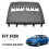 For 2007-2012  Versa Front Upper Top Center Dash Air Vent Trim Bezel Cover 2