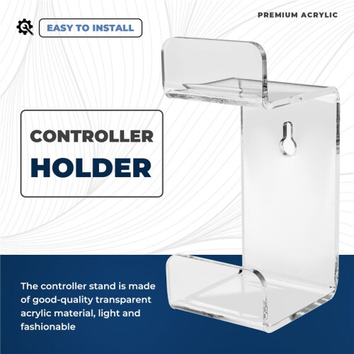 Universal Game Controller Holder Wall Mounted Headset Stand Hanger Space Saving Gamepad Holder Wall Mount for PS4 1