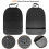 QWORK 2Pcs Car Seat Kick Mats, Car Back Seat Protector, for SUVs, Jeeps, Trucks 3