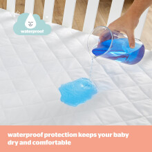 Silentnight Safe Nights Cot Bed Waterproof Mattress Protector Fitted
