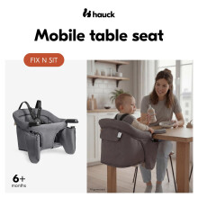 Hauck Fix N Sit Portable Baby Table Seat ClipOn Travel High Chair for