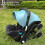 Stroller Replacement Canopy for Doona X/Doona+ / Doona i Car Seat Stroller, 4-Segment Extendable Sunshade, Machine Washable Stroller Accessories with 4