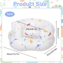 Baby Inflatable Seat 1 PCS Inflatable Baby Chair Soft Blow Up Chair fo