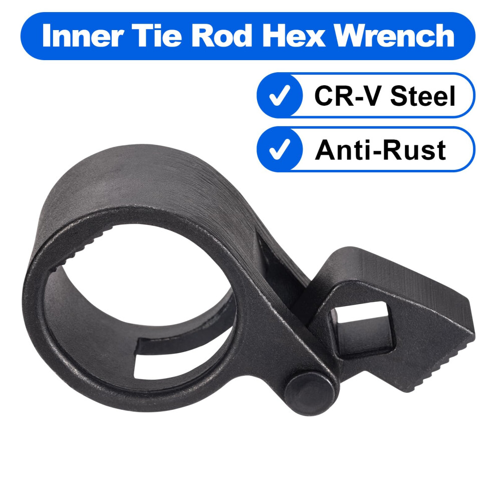 Toolwiz Universal Inner Tie Rod Wrench Hex Repair Removal Tools 27-42Mm For Car Truck Vehicle Motorcycle, Compatible With Mercedes Benz, Bmw, Toyota, 5002862432659