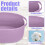 Gift Basket Hamper Kit, Gift Baskets Empty, Hamper Baskets for Gifts 3