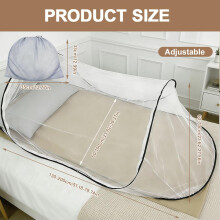 Nzkeuf Pop up Mosquito Net Foldable Mosquito Net Single Person Large S