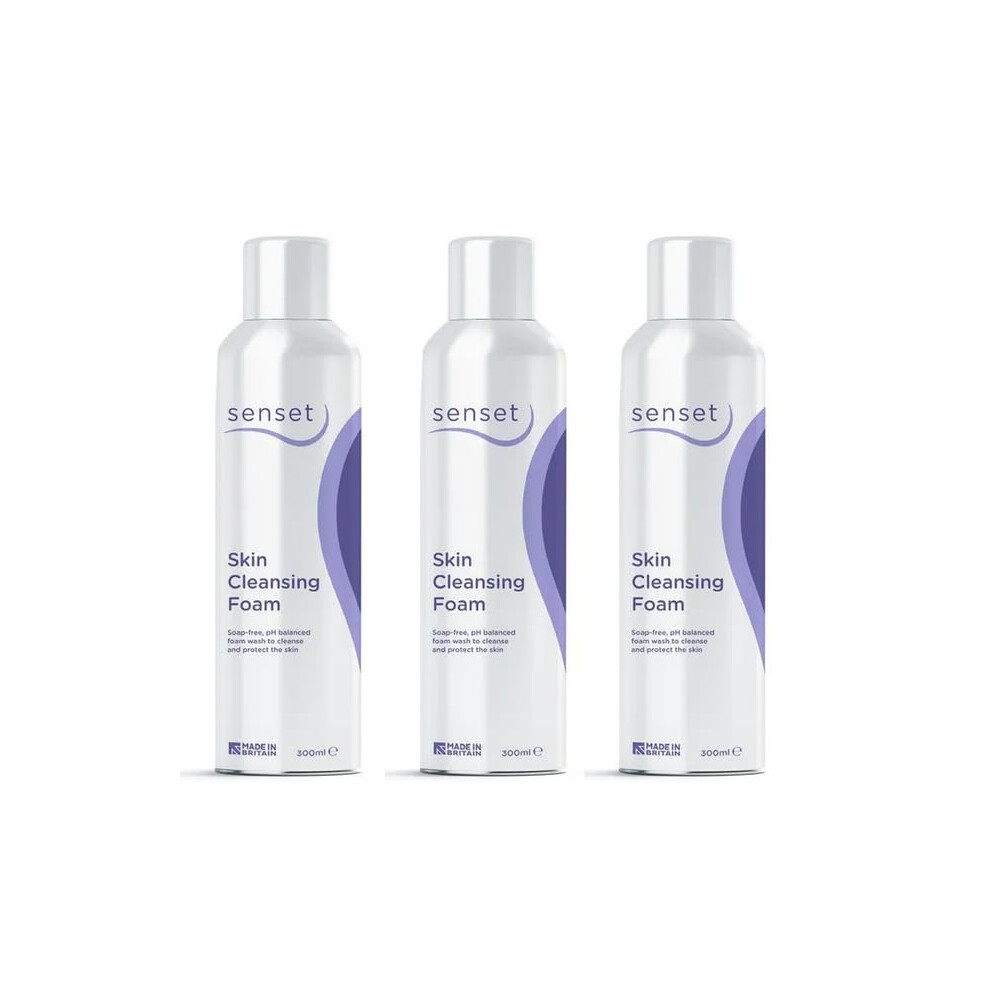 Delgirl Beauty Ltd Senset Skin Cleansing Foam 300Ml Pack Of 3 Free Bottle Of Ultra Colou