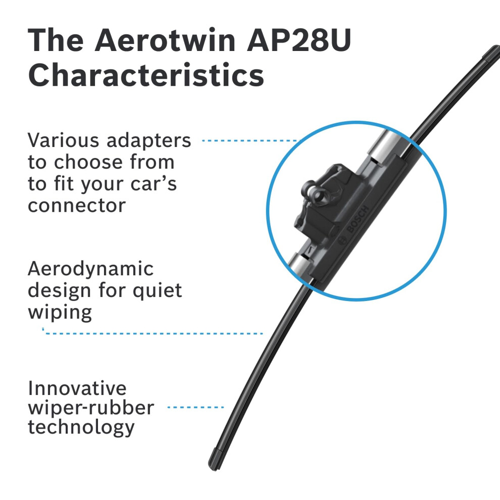 Bosch Aerotwin Ap 28 U - Front Windscreen Wiper - Replacement Blade - 5002182339966