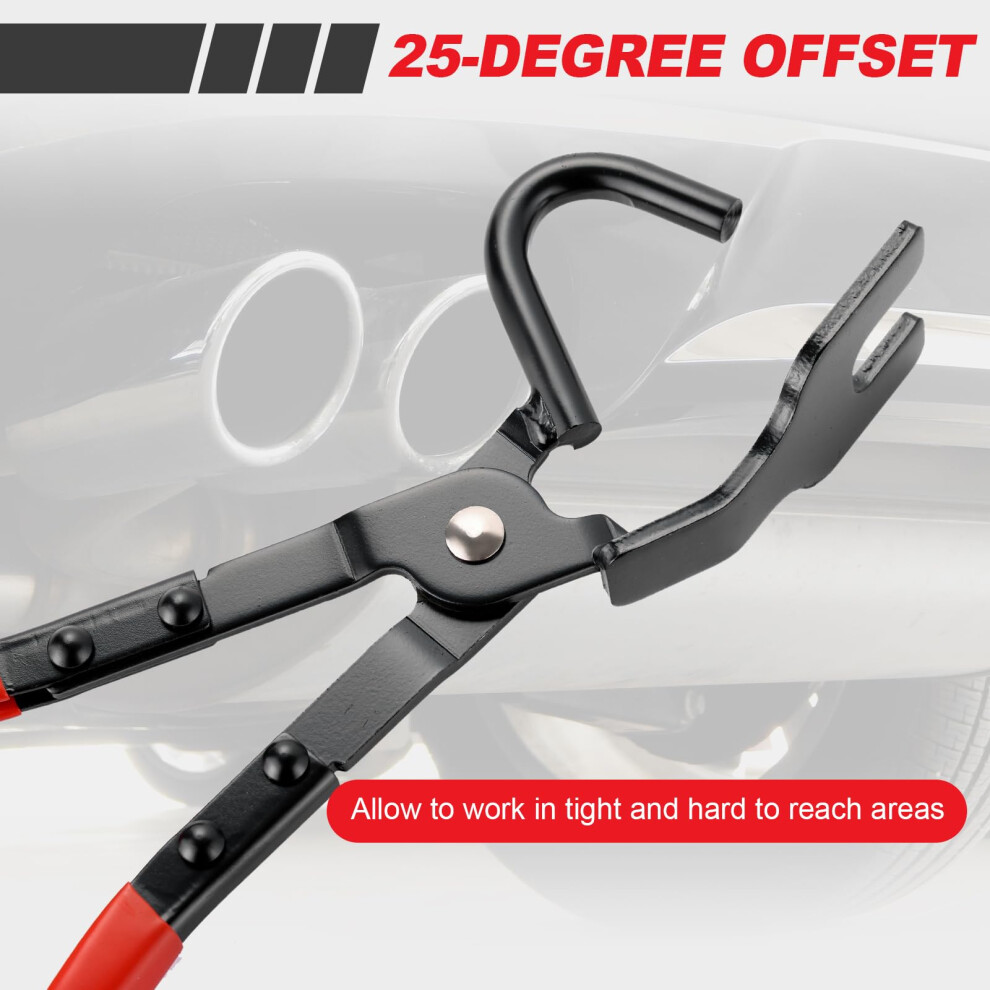 Dasbet Exhaust Hanger Removal Tool, Exhaust Hanger And Rubber Bracket Separation Exhaust Pliers Compatible With All Exhaust Rubber Hangers Exhaust Ha 5000069843605