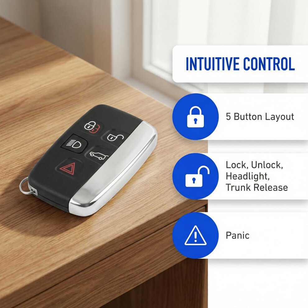 5 Buttons Range Rover Key Shell Cover For Range Rover Evoque Sport L405 Vogue Velar Key Cover For Land Rover Discovery Sport Jaguar Xe Key Fob 5003093326557
