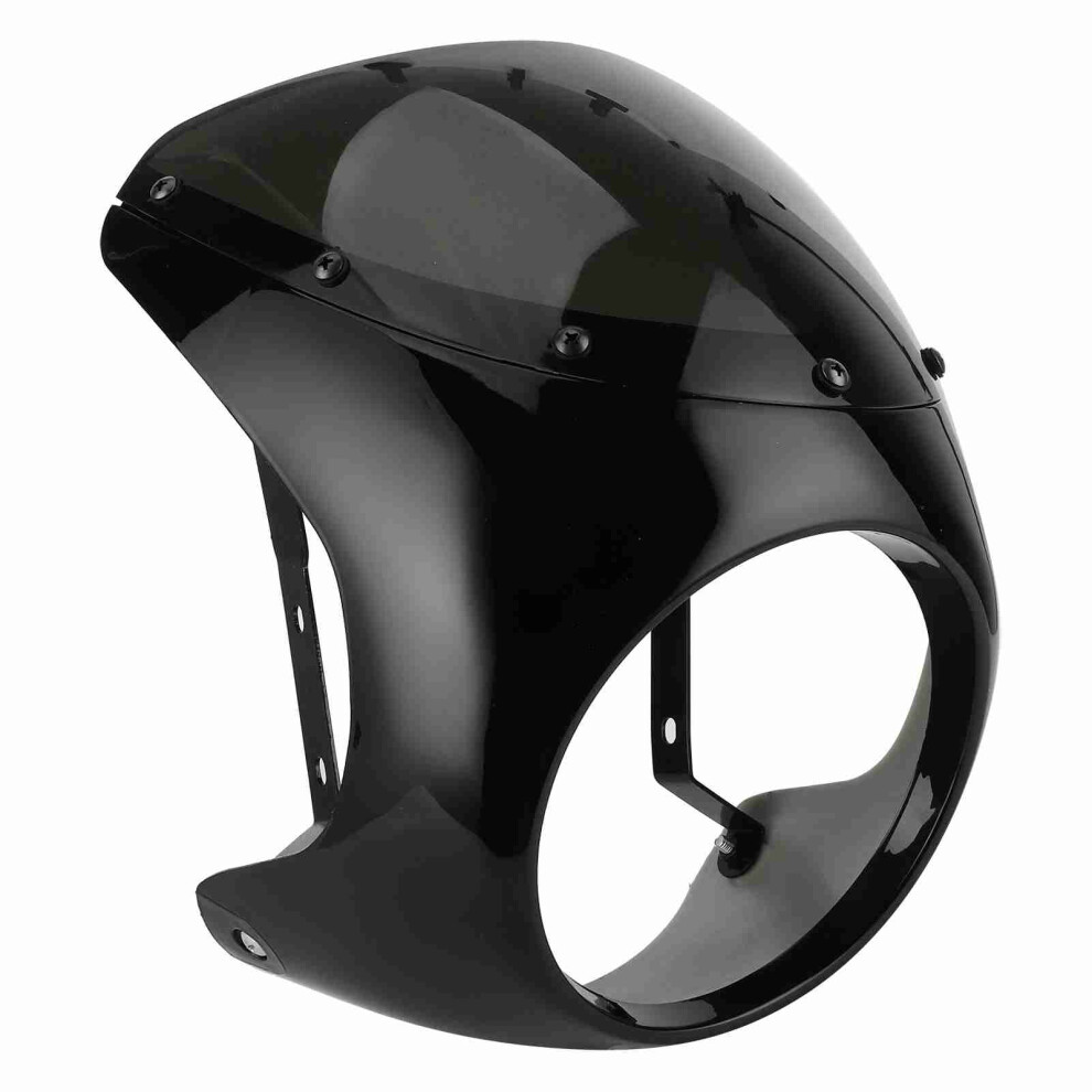 Glossy 7In Headlight Fairing Black 7293282899339