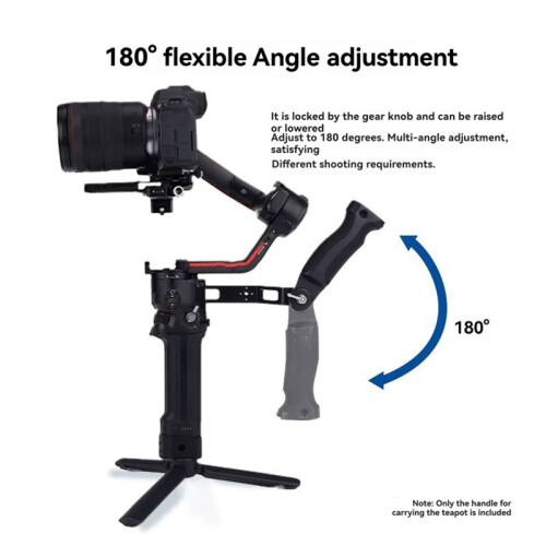 Adjustable Gimbal Sling Handle Grip for  Ronin  Camera Handle Metal Folding Rotating Portable Gimbal Handle 2