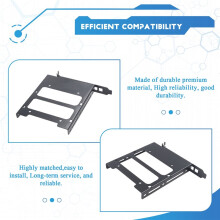 The Desktop Computer Case Universal Hard Disk Slot PCI Card Expansion Rack is Suitable for 3.5-Inch Hard Disks Black