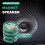 0.25 W 32 Ohm Plastic 4 Magnetic Speaker with 27 mm Diameter Green + Silver 3