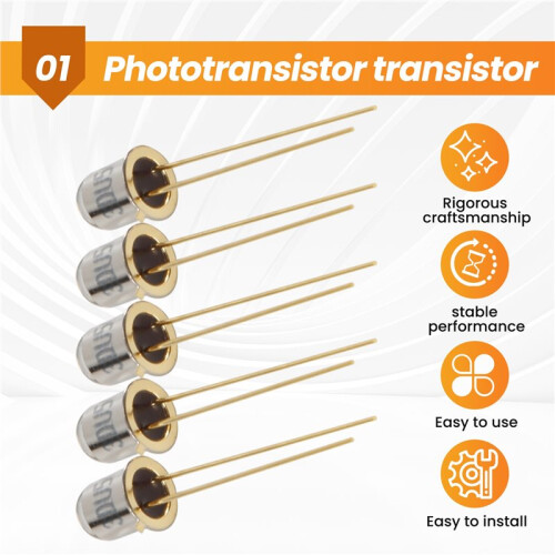5  3 DU 5 C Metal Silicon Phototransistor Transistor 1