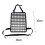 2X Bilstolsrygg Molle Panel, Molle Panel Organizer för Bil, SUV-Lastbil, Utrustning Modular för EDC Pouch Tool Accessories 6