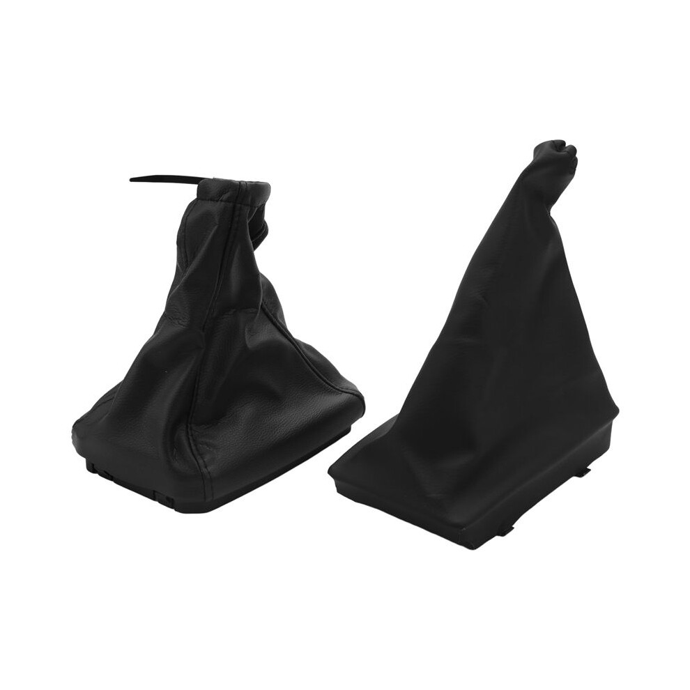 Car Shift Boot Shift Dust Cover Leather Gear Shift Cover With Handbrake Boot For Corsa C Tigra B Combo C 1 6031379198085