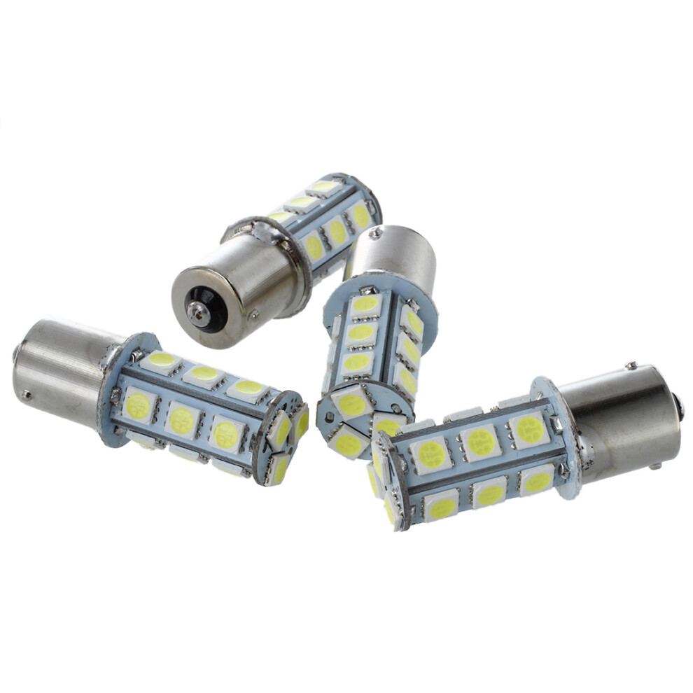 4X 1156 P21w Ba15s R10w 18 Led 5050 Smd Tail Brake Signal Side Bulb White/Light 6033075619819