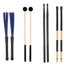 Bacchetta, Mallet, Set di Spazzole Antiscivolo, Regali per Gli Amanti Della Musica, Bacchette, Accessori per Strumenti per Esibizioni Sul Palco