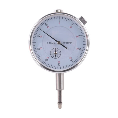Dial Indicator Gauge 0-10mm Meter Precise 0.01 Resolution Concentricity Test
